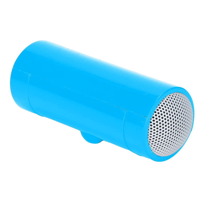 [AUSTRALIA] - 3.5 mm Jack Stereo Mini Speaker Portable Plug in Speaker for Mobile Phones and Tablets Plug in Speakers Mini Speaker with Aux Input Pillow for Sleeping Extern (Blue) Blue 