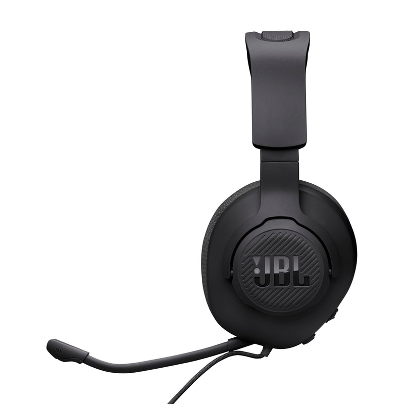 JBL Quantum 100M2 Wired Gaming Headset, Detachable Mic - Black | Memory Foam Ear Cushions And 3.5 Mm Jack Work With PC, PlayStation, Xbox, Nintendo Switch For Immersive PC Gaming Sessions