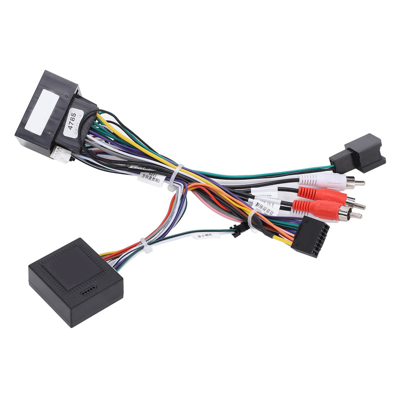 Stereo Wiring Harness Adaptor 16Pin Connector for Cruze Malibu Plug and Play Radio CAN Bus Box Cable, Nondestructive Installation for Car Audio System Upgrade, Suitable