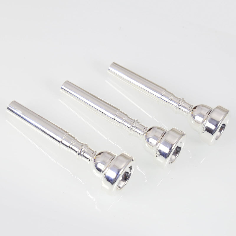 Danchet Silver Plated 7C Trumpet Mouthpiece - Trumpet Musical Instrument Accessories - For Beginners and Professionals.… 7C Silver Plated