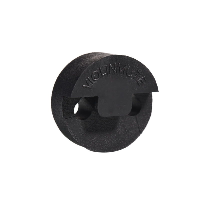 4 Pack Violin Mute Small Viola Mute, Practice Mute Silencer, Round Tourte Style, Black Rubber Pack of 4