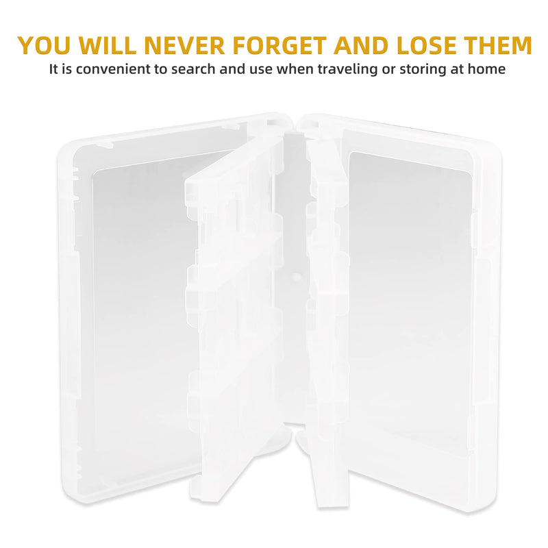 3DS Game Holder Card Case, 28-in-1 Game Holder Card Case Compatible with Nintendo NEW 3DS / NEW 3DS XL / 3DS / 3DS XL / DSi / DSi XL / DS / NEW 2DS /NEW 2DS XL / 2DS/ 2DS XL Catridge Storage Box White