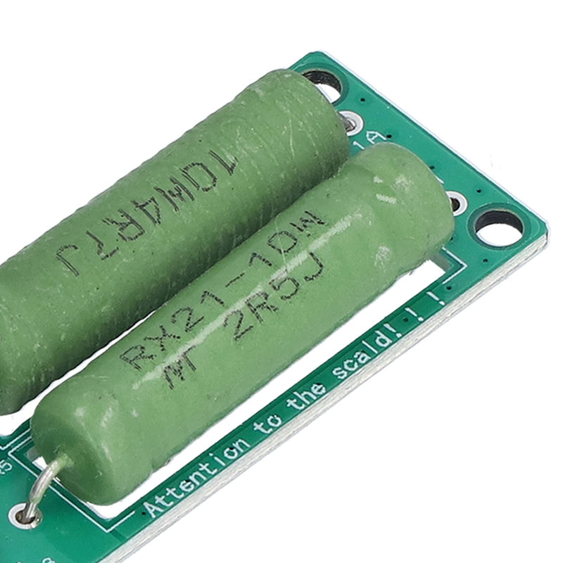 Eujgoov USB Load Tester Power Bank Discharge Resistor 5 V 1 A / 2 A / 3 A Switchable Load Resistor Discharge Ageing Resistance Electronic Load Detector Pack of 2