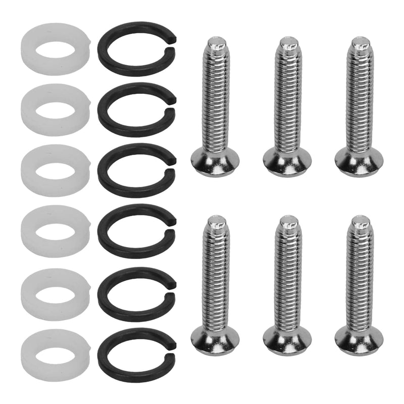 [AUSTRALIA] - 6 Set Guitar Tuning Peg Buttons, Semicircle Ebony Folk Electric and Acoustic Guitar Tuning Pegs Tuners Keys Machine Heads Replacement Buttons Knobs Handle(#1) #1 