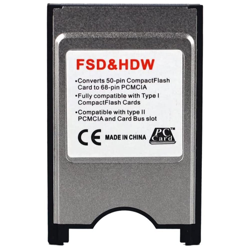 New Compactflash Card to PC Card Adapter Notebook Laptop PCMCIA Compact Flash Memory Card Reader CNC