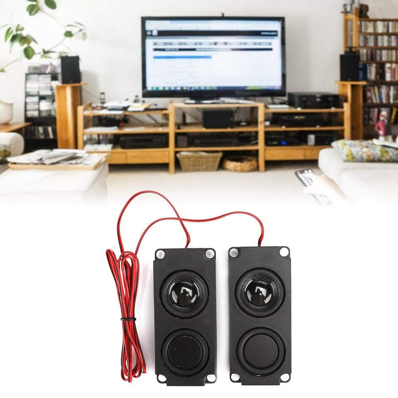 Loudspeaker,8Ω 5W Portable Heavy Bass Audio Cavity 40mm Magnetic Dual Speaker for TV Monitor,High Sensitivity,Great Performance