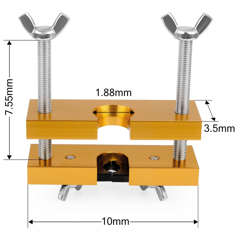 Trumpet Mouthpiece Remover Adjustable Mouthpiece Puller Tool for Brass Wind Instruments Trumpet Trombone Horn by Eison (Gold)