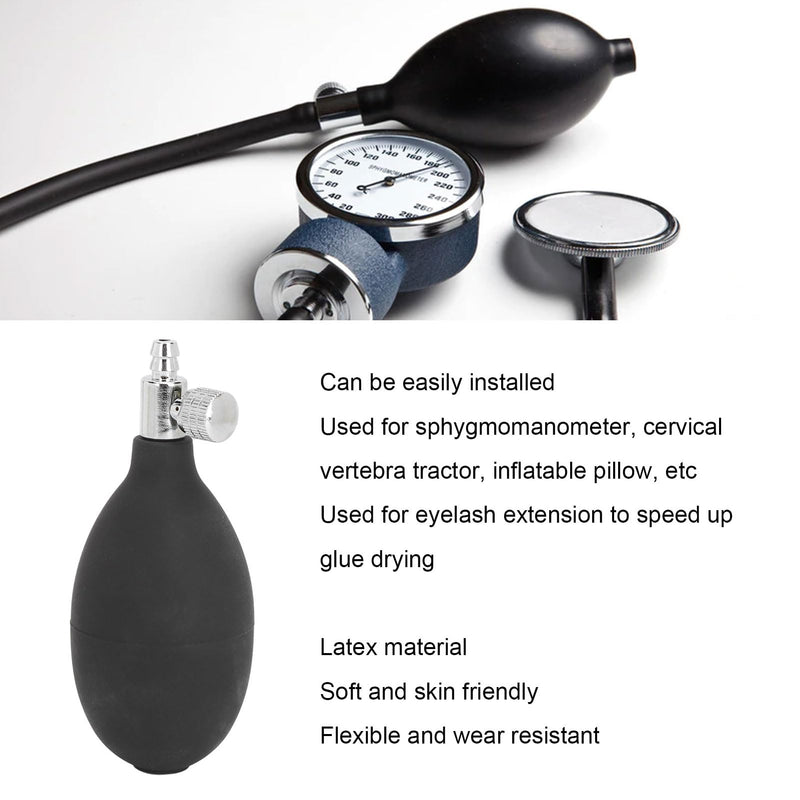[AUSTRALIA] - Blood Pressure Latex Bulb, Replacement Inflation Bulb, Pack of 2 Latex Blood Pressure Bulb, Replacement Inflation Blood Pressure Monitor, Bulb Pump with Air Release Valve for Manual Inflation of Blood 