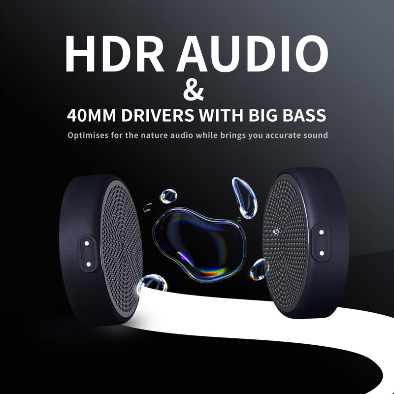Origem Ski Helmet Speakers, Wireless Snowboard Headphones Bluetooth 6.0 | True wireless stereo drop-in helmet headphones with HDR audio, compatible with audio-ready ski and snowboard helmets Navy
