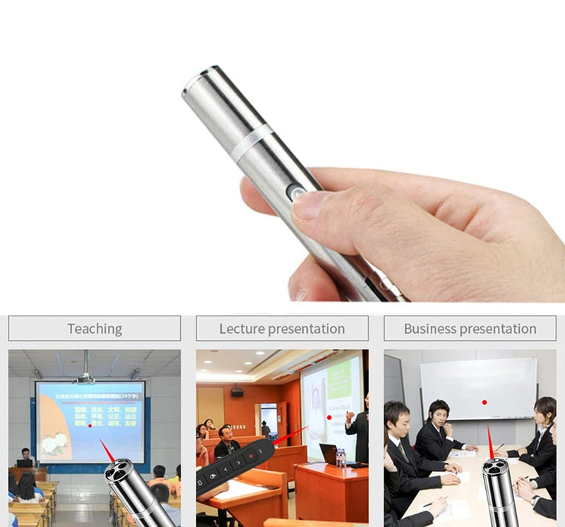 Red Laser Pointer High Power Long Range Strong Laser Light Pointer Pen, Tactical Red Lazer Pointer Presentation Dot Rechargeable for Indoor Teaching,Hiking,Outdoor Interactive Cat Laser Toy USB Charge