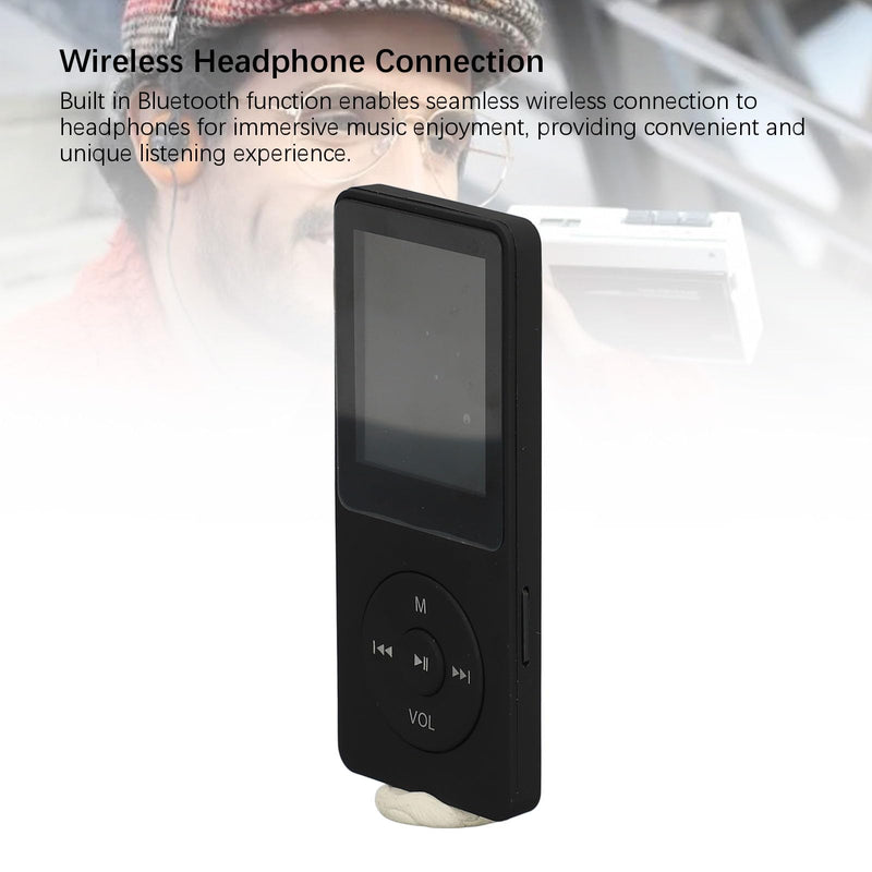MP3 Player with Bluetooth, HiFi Sound Portable Music Player with Earphones, Music Device Mp4 MP3 Player for Kids