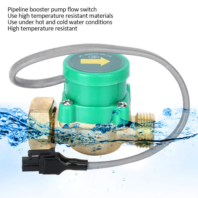 220V Water Pump Flow Sensor Booster Pump Switch Brass Pipeline Switch Electronic Pressure Automatic Control Tap