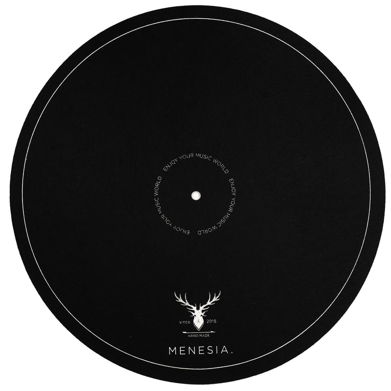 12 Inch Turntable Mat, Slip mat for Vinyl LP Record Player Mat, Anti Static Turntable Platter Mat, Slip mats for turntables(black) Black