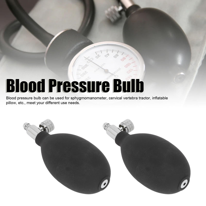 [AUSTRALIA] - Blood Pressure Latex Bulb, Replacement Inflation Bulb, Pack of 2 Latex Blood Pressure Bulb, Replacement Inflation Blood Pressure Monitor, Bulb Pump with Air Release Valve for Manual Inflation of Blood 