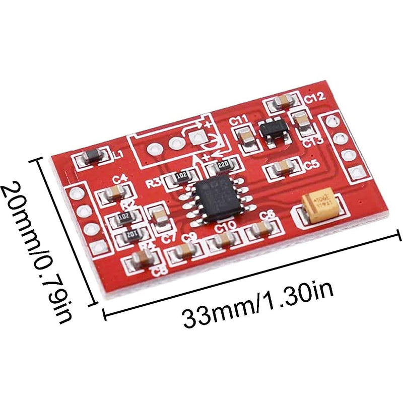Youmile AD623 Voltage Amplifier Module Voltage Amplifier Adjustable Magnification Instrument Amplifier Module with DuPont Cable