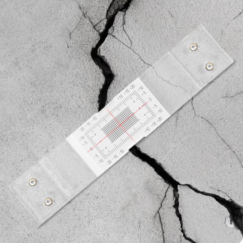[AUSTRALIA] - Crack Monitoring Record, Standard Tell-Tale Crack Monitor for The Standard and Corner Tell-Tale (5PCS) 5PCS 