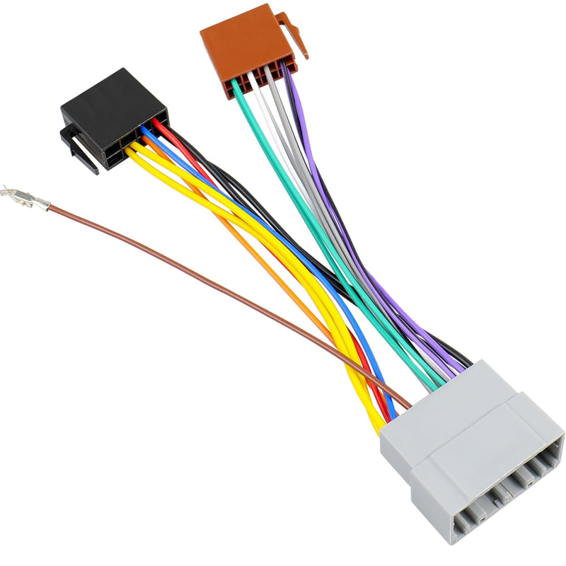 Radio Wiring Harness Adapter Compatible with Dodge Ram Caravan Charger Jeep Wrangler Commander Chrysler Voyager Sebring 22Pin Car Stereo Wire Connector