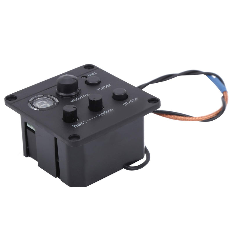 Acoustic Guitar Pickup Preamp System, Pickup Onboard Preamps Equalizer Pre-Wired Guitar Pickup Turner Onboard Preamps EQ Equalizer for Glued to Sound Hole