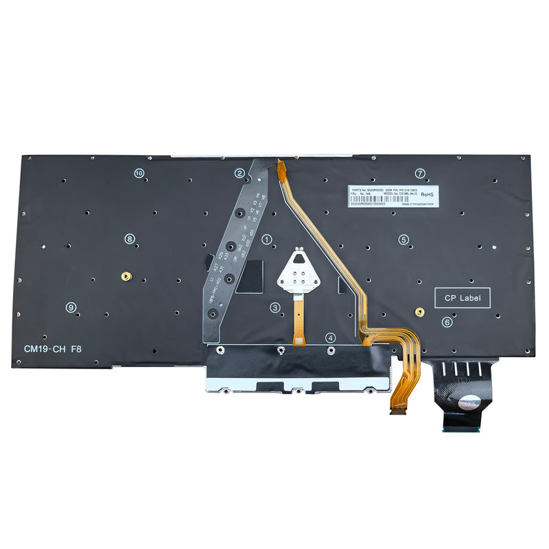 Backlit Keyboard Replacement for Lenovo Thinkpad X1 Carbon 8th X1 Yoga 4th | Laptop Keyboard Replacement for Lenovo Thinkpad X1 Carbon 8th 2020 (20U9 20UA) X1 Yoga 4th 2019 Gen4 (20SA 20SB 20QF 20QG) US