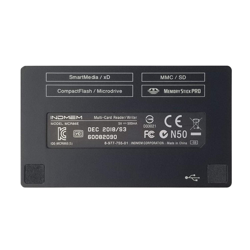SmartMedia Card Reader Writer All-in-1 USB Universal Multi Card Adapter Slim Hub Read Smart Media, xD, SD, SDHC, SDXC, UHS-I, MMC, MS Pro Duo, CF, MD, Camera Flash Memory Cards For Windows, Mac, Linux Silver-17-in-1-S3