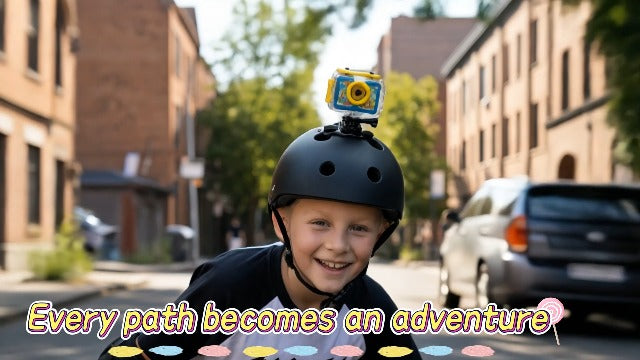 GKTZ Pool Toy & Kids Underwater Camera 99FT Waterproof Kid Action Camera 1080P Video&20MP Photo with Flip Lens, Includes 32GB Card for Diving Swimming Beach Snorkeling.Birthday Gift for Boys Blue