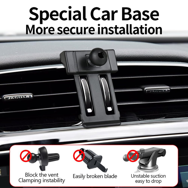 Car Phone Holder for Jaguar F-PACE 2017 2018 2019 2020 SUV SVR F PACE Auto Accessories Navigation Bracket Interior Decoration Dashboard Cell Mobile Phone Mount Holders case Accessory for Jaguar F-PACE 2017-2020