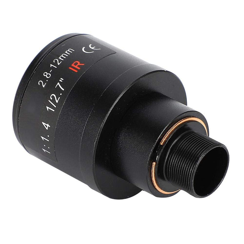 2.8-12mm CCTV Camera Lens, 1/2.7 3MP 2.8-12mm M12 HD Manual Zoom M12 Mount CCTV Board Lens for Security Camera