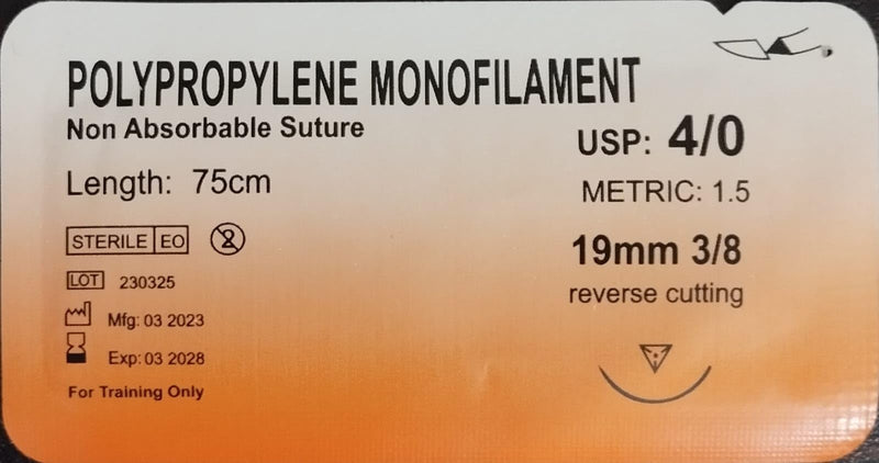 MJW Suture Threads - Pack of 15, Ideal Suture Practice Thread for Medical and Veterinary Medicine Students, Suture Practice - 4/0 Braided and Monofilament Practice Seams
