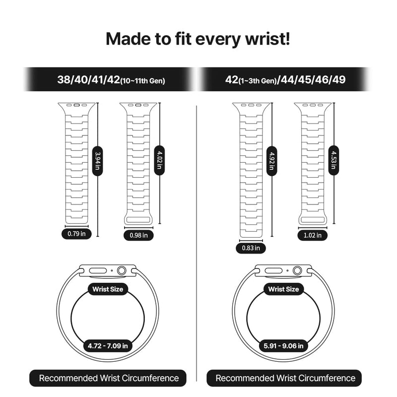 CALYX Charcoal Black Buckling Strap Bundle