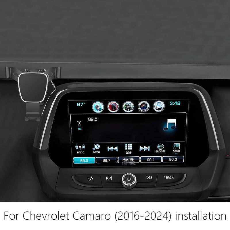 Car Phone Holder for Chevrolet Chevy Camaro 2016 2017 2018 2019 2020 2021 2022 2023 2024 Auto Accessories Navigation Bracket Interior Screen Decoration Dash Board Mobile Cell Phone Mount case