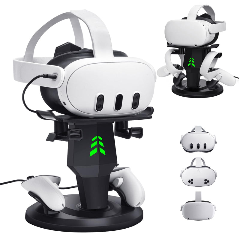 TechKen Quest 2 Face Pad and Charging Station for Quest 2/Quest 3S/Quest 3