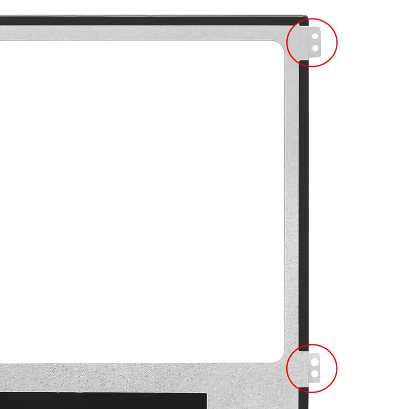 11.6" Screen Replacement for HP Chromebook 11 G3 G4 G4 EE G5 G6 G7 G9 EE 11A G8 EE, ProBook 11 G2, Stream 11 Pro G3 Series LCD LED Display Panel WXGA HD 30 Pin EDP Side Brackets Non Touch