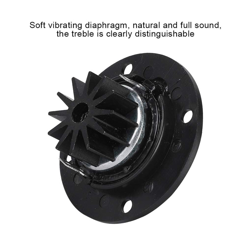 HiFi Speaker, 2Pcs 30W 6Ω Dome Tweeter Magnet Treble Speaker Silk Film HiFi Loudspeaker Magnet 20mm Vibrating Diaphragm