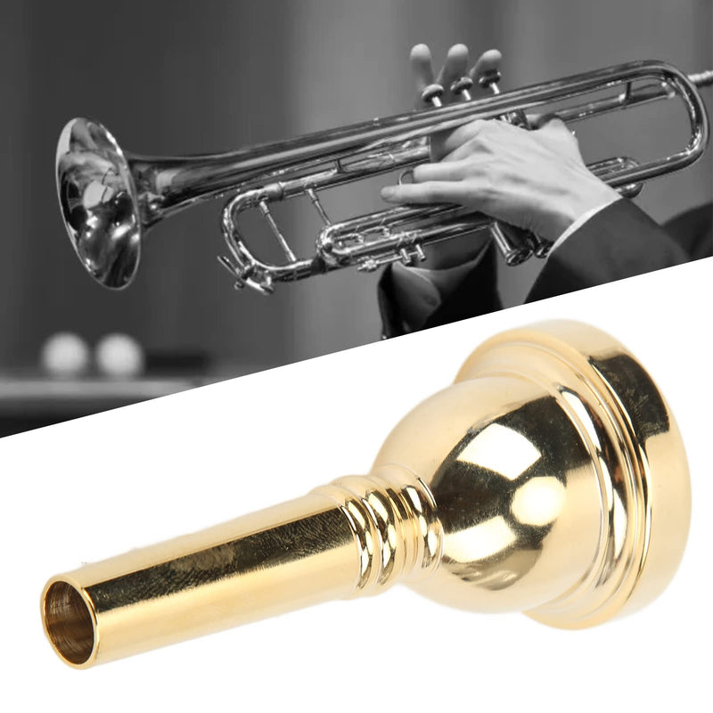 [AUSTRALIA] - Professional Alto Trombone Mouthpiece, Gold Plated Copper Mouthpiece for Clear Sound, Durable Design for Beginners and Musicians, Ideal Gift for Trombone Players 