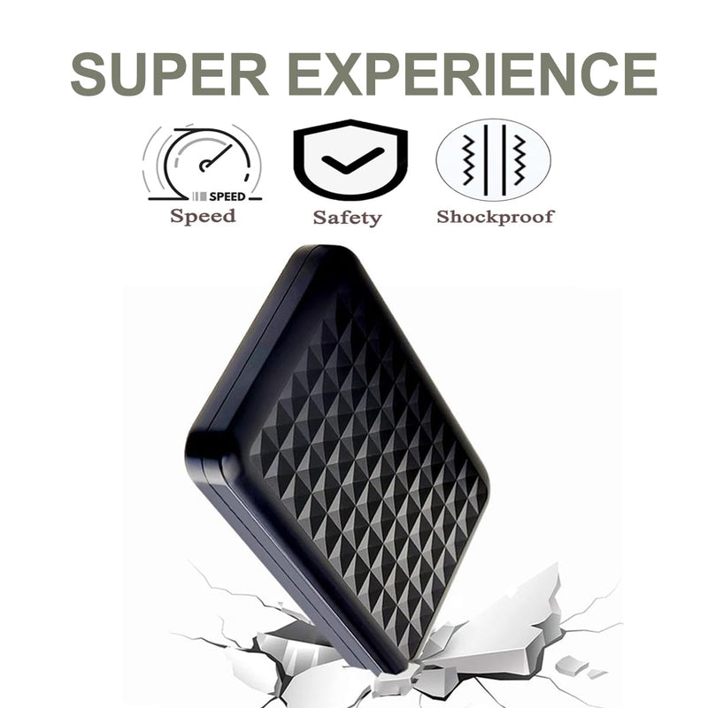 Ultra Slim Portable External Hard Drive 2.5'' USB 3.0 HDD Storage for PC, Mac, Laptop, PS4, PS5, Xbox one (500GB) 500GB