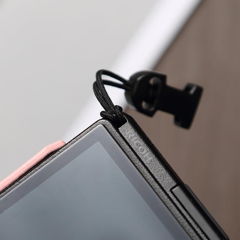 Quick Release Leather Camera Neck and Shoulder Strap | Genuine leather neck and shoulder strap with lightweight comfort and quick-release ends for compact cameras Ostrich Black