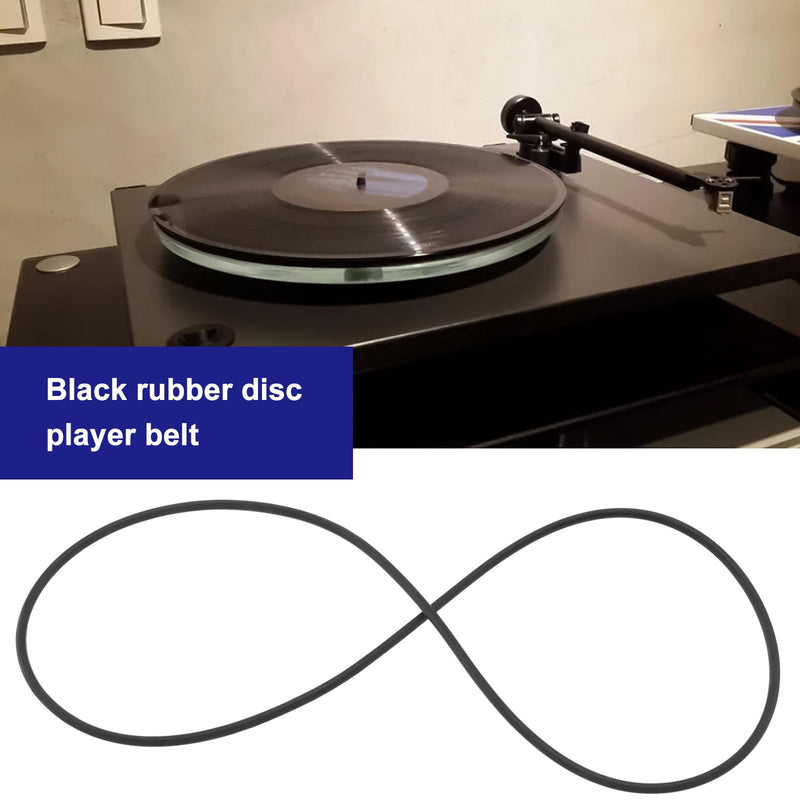 2pcs Turntable Drive Belt Elasticity Belt Record Player Belt Replacement Rubber Belt Compatible with Rega Turntables Wire Diameter 1.8mm Inner Diameter 109mm