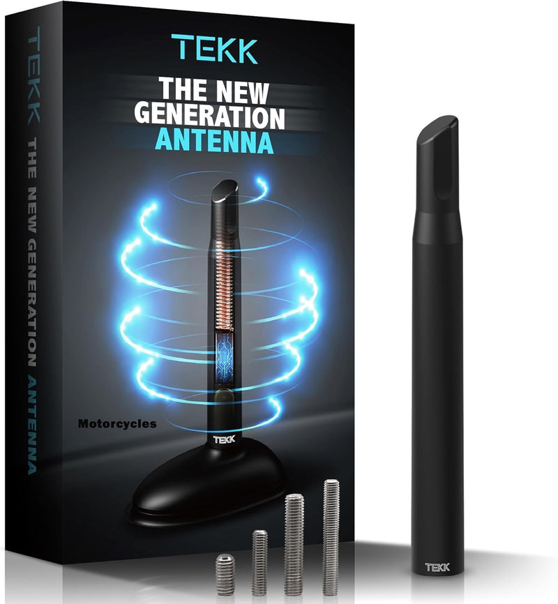 Tekk Short Antenna Compatible with 1998-2026 Motorcycles/Street Glide/Electra Glide/Road Glide/TRI Glide/Roa