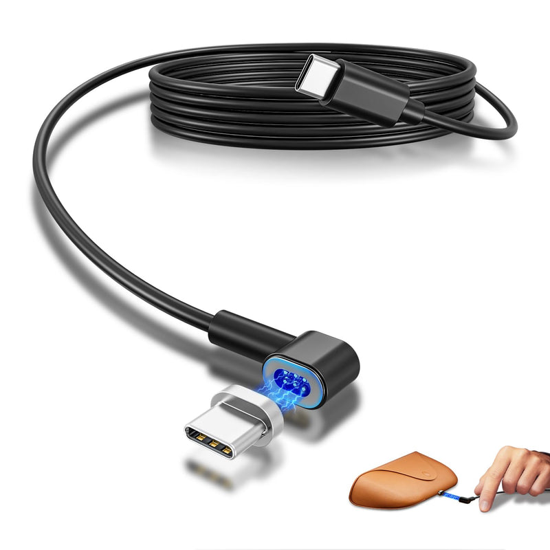 Wearable Battery Pack Charger + Magnetic Charging Cable Compatible with Ray-Ban & Oakley Meta Smart Glasses Gen 1 & Gen 2, Ultra-Light Mini Power Bank & USB-C Magnetic Cable for Wayfarer, Headliner, S