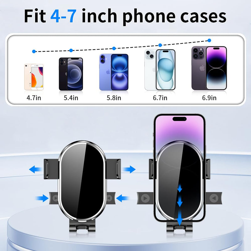 Car Phone Holder For GMC Sierra 1500 Elevation/SLE /SLT 2022 2023 2024 2025 2026，Sierra 2500 3500 SLE /SLT 2024-2026【Only 13.4-inch screen】Auto Accessories Interior Cell mobile Mount case accessory