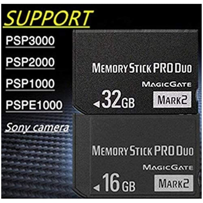 Memory Stick pro Duo 16GB (Mark2) for Sony PSP1000 2000 3000 Camera Memory Card
