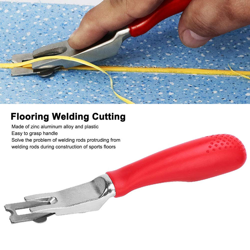 Paring Knife for Trimming Floor Weld Surfaces, 180mm Manual Welding Leveling Machine Made of Zinc Aluminium Alloy and PVC Vinyl Floors with 3 Blades