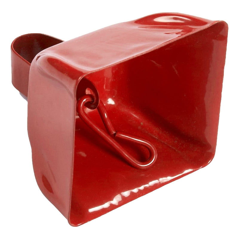 BLUE PANDA Cow Bells for Sporting Events - 3-Inch Red Iron Handheld - Pack of 12 Mini Cowbell Noisemakers - Celebration Cheering Noise Makers