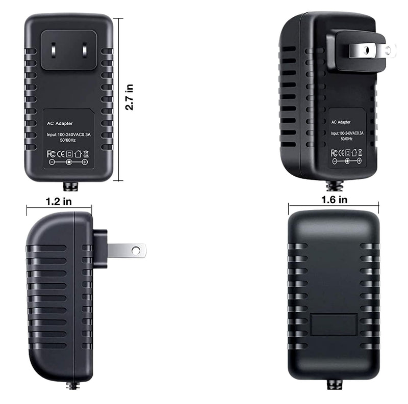 AC Adapter Compatible with C.Crane CCrane OBA CC Solar Observer Wind Up Emergency Crank Radio FT-007 FM Stereo Transmitter FD35UD-5-300 NF-510 5V DC 100mA 300mA 3V 6V Power Supply Charger PSU