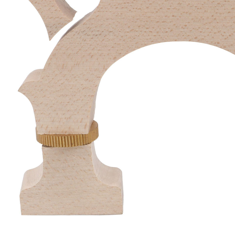 Violin Bridge 3/4, Adjustable Upright Brass Screw Double Bass Bridge for Replacement Enhance Performance Perfectly Match Original