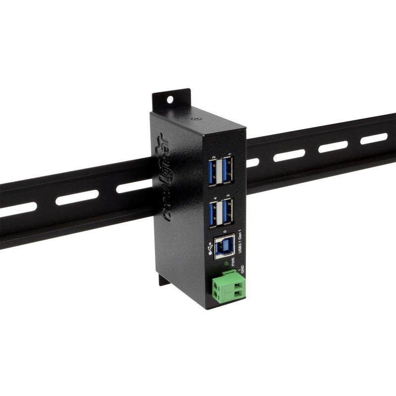 Coolgear 4 Port USB 3.2 Gen 1 Powered Hub w/ESD Surge Protection