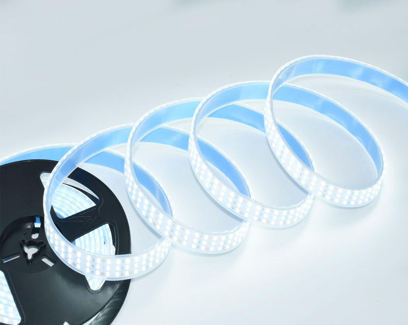 [AUSTRALIA] - SUYOOULIN LED Strip Lights, 16.4ft Dimmable DC 12V SMD 2835 Triple Rows 1800 LEDs 38000LM Super Bright LED Ribbon Strip, Tube Waterproof IP67 for Home Party Decoration (Daylight White 6500K) Daylight White 6500K 