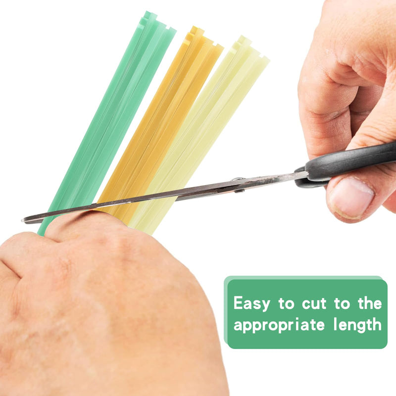 Pack of 75 Tooth Sandpaper, 4 mm x 145 mm Wide Dental Polishing Strips, Sanding Finish Polishing Strips, Tooth File, 3 Colours, Wear-Resistant Plastic Sandpaper, NatureAqua Resin Tooth Polishing