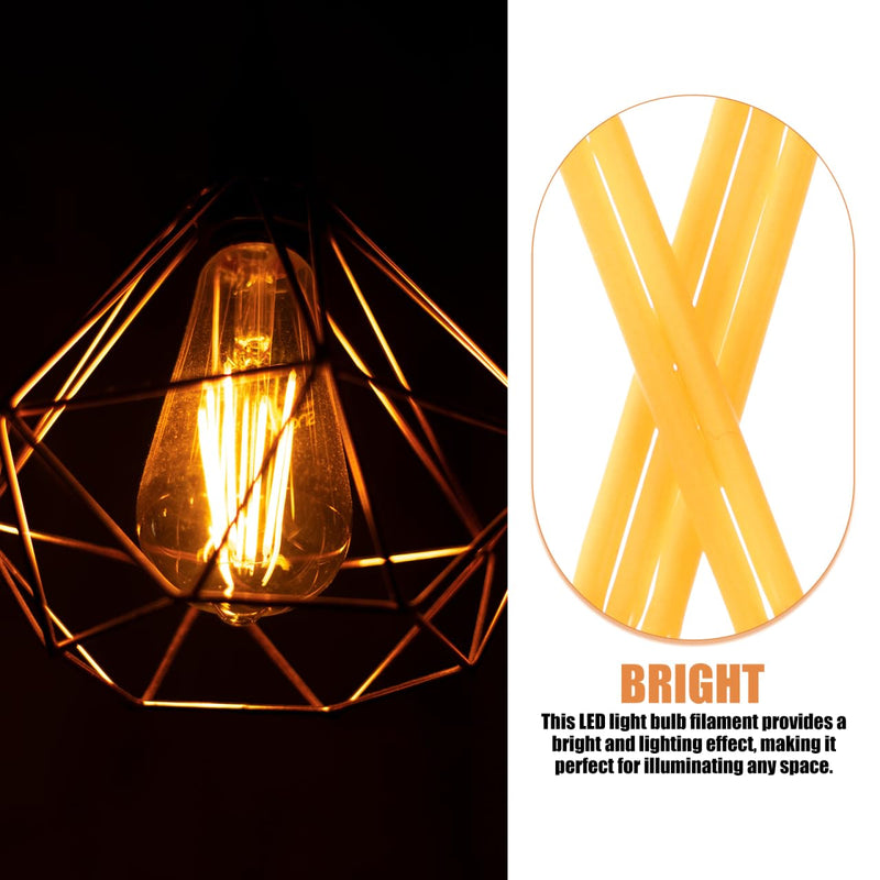 Ciieeo Pack of 100 Light Bulb Filament Parts for LED Light Bulbs The Apartment Appartment Hard LED Filament Hard Light Filament Flexible Accessories Silk Strips Diode