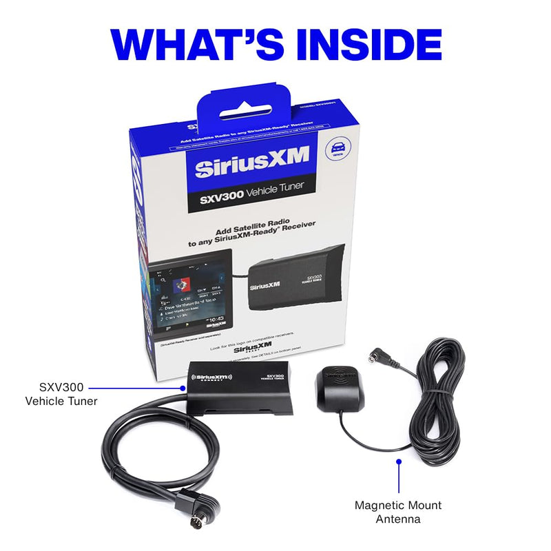 SiriusXM SXV300V1 Satellite Radio Vehicle Tuner, Add to Any SiriusXM-Ready Car Stereo (SXV300V1)